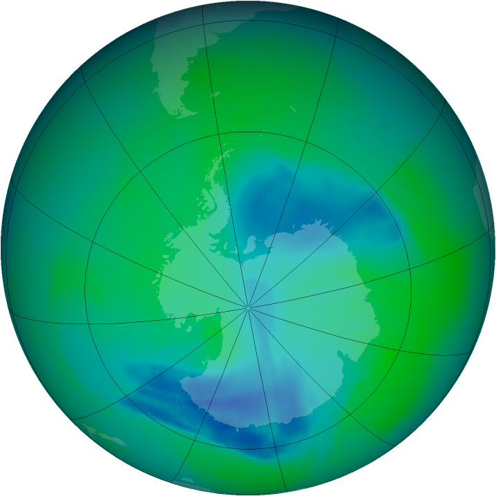 Ozone Map 2005-12-06